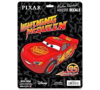 Disney Cars Lightning McQueen Calcomanías adhesivas de vinilo - Divertido juego de 3 calcomanías Lightning McQueen para coche