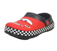 Disney Cars Lightning McQueen - Zuecos para niños, sandalias para verano, playa, jardín, piscina, vacaciones, zapatos de personajes para niños pequeños, Red, 6 UK Child