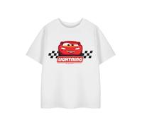 Disney Cars McQueen Graphic Tee Options| Camiseta de manga corta con cuello redondo para niños | Ropa infantil con temática de carreras | Camiseta de uso casual Lightning Fast, Lightening Mcqueen, 9