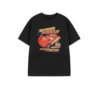 Disney Cars McQueen Graphic Tee Options| Camiseta de manga corta con cuello redondo para niños | Ropa infantil con temática de carreras | Camiseta de uso casual Lightning Fast, Trueno, 11-12 años