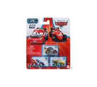 Disney Cars Mini Racers 3 Pack (GRC Racers 3 Raoul Caroule Max Schnell y Cruz Ramirez)