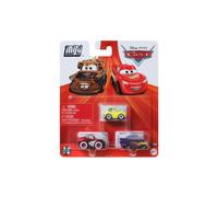 Disney Cars Mini Racers 3 Pack (McQueen Makeover Crusin Lightning Luigi y Ramone)