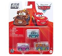 Disney Cars Mini Racers Paquete de 3 (Profesor Z, Mater, Holley Shiftwell)