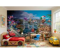 Disney Cars Mural Gigante Tapiz Foto Idealdecor Azul 12x8.3 ft