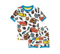 Disney Cars Pijama Rayo Mcqueen Niño | Pijamas Invierno Niño | Cars Rayo Mcqueen Pijama | Blanco 3-4 años