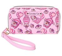 Disney - Cartera con correa para Mickey Minnie Mouse Winnie Pooh, piel sintética, gato de Cheshire rosa, gato de Cheshire, color rosa, Gato de Cheshire Rose