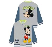 Disney Cazadora Bomber Niño Mickey Mouse, Chaqueta Mickey Para Niño, Chaquetas Béisbol De Algodón Para Verano, Gris 2-3 Años