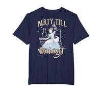 Disney Cenicienta Fiesta Till Midnight Retrait Camiseta, Hombre tallas grandes, Azul Marino, 4X Alto