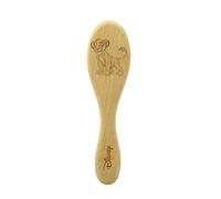 Disney - Cepillo de bebé Simba madera FSC - Pelo de maíz suave - Masaje de piel peluda, prevención de cortezas de leche infantil - accesorio para el cabello, cuidado, aseo - peinado preciso - Producto