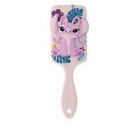 DISNEY - Cepillo Paddle 3D Angel - Desenredante grande para todo tipo de cabello - Almohadilla suave y púas flexibles - Accesorio ergonómico niños - Oficial STITCH
