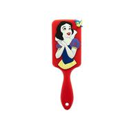 DISNEY - Cepillo para el cabello Paddle 3D Blancanieves - Desenredante para todo tipo de cabello - Gran tamaño con púas flexibles - Accesorio ergonómico de silicona para el cabello para niños