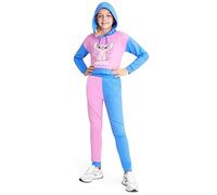 Disney Chándal Niña de Stitch - Conjunto Crop Top y Pantalón de Chándal Tallas 4-15 años de Lilo y Stitch (Rosa/Azul, 13-14 años)
