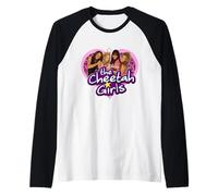 Disney Channel The Cheetah Girls Characters and Logo Camiseta Manga Raglan