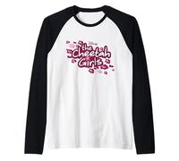 Disney Channel The Cheetah Girls Logo Pink Animal Print Camiseta Manga Raglan
