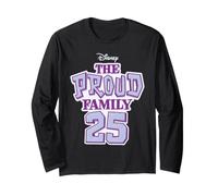 Disney Channel The Proud Family 25th Anniversary Logo Manga Larga