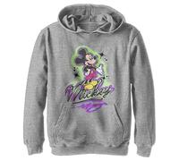 Disney Characters Airbrush Mickey Boy's - Jersey con Capucha (Forro Polar, Talla pequeña), Athletic Heather, S