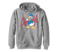 Disney Characters Signature Donald Boy's Jersey con Capucha, Forro Polar, Talla pequeña, Athletic Heather, S