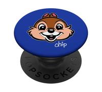 Disney Chip Big Face Chip 'n Dale Chipmunk Trip Matching PopSockets PopGrip Adhesivo