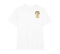 Disney Chip 'N Dale Faux Pocket Camiseta, Hombre tallas grandes, Blanco, 4X Alto