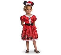 Disney Christmas Minnie Mouse Toddler's Costume, Officially Licensed by Disguise, Comfortable Fit and Detailed Design, S 5 To 6
