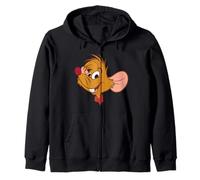 Disney Cinderella Jaq the Mouse Big Face Sidekick Costume Sudadera con Capucha