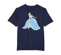 Disney Cinderella Sparkling Princess Camiseta, Hombre tallas grandes, Azul Marino, 3X Alto
