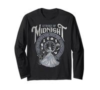Disney Cinderella The Stroke Of Midnight Manga Larga, Unisex para adultos, Negro, XL