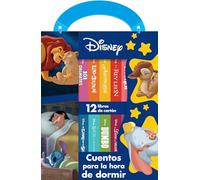 Disney Clásicos - Cuentos para la hora de dormir - 12 Libros de cartón en maletín.