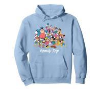 Disney Classic Characters Family Trip Matching Vacation Sudadera con Capucha, Unisex para adultos, Azul polvoriento, XL