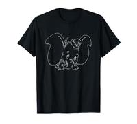 Disney Classic Dumbo Cute Elephant Pencil Sketch - Camiseta Camiseta