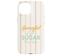 Disney Classic Mary Poppins Cucharada de azúcar a rayas Carcasa para iPhone 15