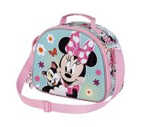 Disney Classic Minnie Mouse, Bolsa Portamerienda 3D, 25.5 x 20 cm, Rosa Figaro