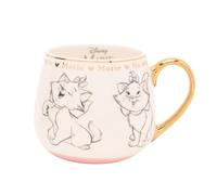 Disney Classic - Taza de porcelana de hueso, color blanco y dorado, 88 x 132 x 100 mm