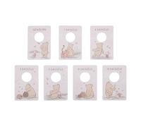 Disney Classic Winnie The Pooh - Separadores de armario para bebé, marfil, bronceado y salvia, juego de 7 recién nacidos a 24 meses