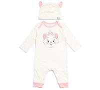 Disney Classics Marie Infant Baby Girls Ring Snap Cosplay Coverall Sombrero [ColorTag1] 24 meses