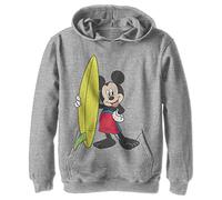 Disney Classics Mickey Classic - Mickey Surf YTH Hoodie Heather Grey 12/13