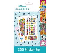 Disney Classics - Sets de Pegatinas - Packs de 200 (Talla Única) (Multicolor)