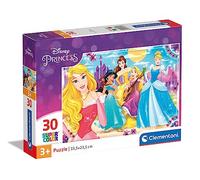 Disney Clementoni - Puzzle infantil 30 piezas Princess, Princesas Disney Colección Espacial, a partir de 3 años (08503)