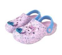 Disney Clogs Stitch y Angel para Chicas con Charms Sandalias de Verano Sliders con Correa en el Tobillo Zapatos de Playa
