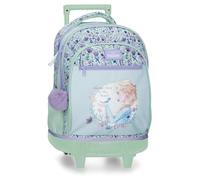 Disney Close To The Heart Frozen Mochila Compact 2 Ruedas Multicolor 32x45x21 cms Poliéster by Joumma Bags