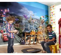 Komar Disney Pixar Cars World-Papel Pintado, Vinilo, Multicolor, 368 x 0.2 x 254 cm, 9