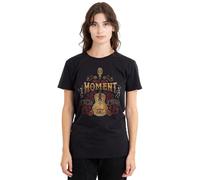 Coco Seize Your Moment in Land of The Dead Ladies T Shirt, Black Camiseta, Negro, L para Mujer