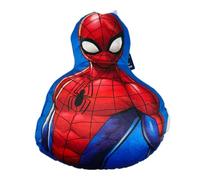 Disney Cojín Decorativo Infantil 3D (30-35 cm) | Personajes Mickey, Minnie, Spiderman, Barbie, Super Mario, Stitch, Patrulla Canina, Frozen | Tacto Terciopelo Belboa (Spiderman 4211)