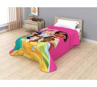 Disney Colcha Bouti Infantil Cama 90, 170x250 cm, Termosellada, Relleno Microfibra 100 g/m², Colcha Ligera Entretiempo (Princesas JE14474VL)