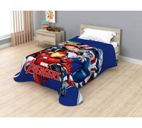 Disney Colcha Bouti Infantil Cama 90, 170x250 cm, Termosellada, Relleno Microfibra 100 g/m², Colcha Ligera Entretiempo (Avengers JE14477VL)