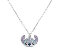 Disney Collar chapado en plata con colgante de piedra