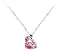 Disney Collar Gato de Cheshire (Alicia en el país de las maravillas) con colgante y piedra