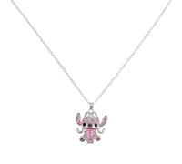 Disney Collar con colgante de piedra de ángel – Latón/base – Talla única – No es piedra preciosa