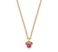 Disney Collar de Minnie, Acero Inoxidable con Circonitas para niñas, Talla 45 cm