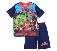 Disney, Conjunto de 2 piezas, Camiseta + Pantalones cortos, Niños, (2 a 8 años), Unisex, Niño, Niña, Suave, Lindo, Cálido, Camiseta, Sweat, Shirt, Bermuda, Short, Pant, AVE36-0742 S1-5A